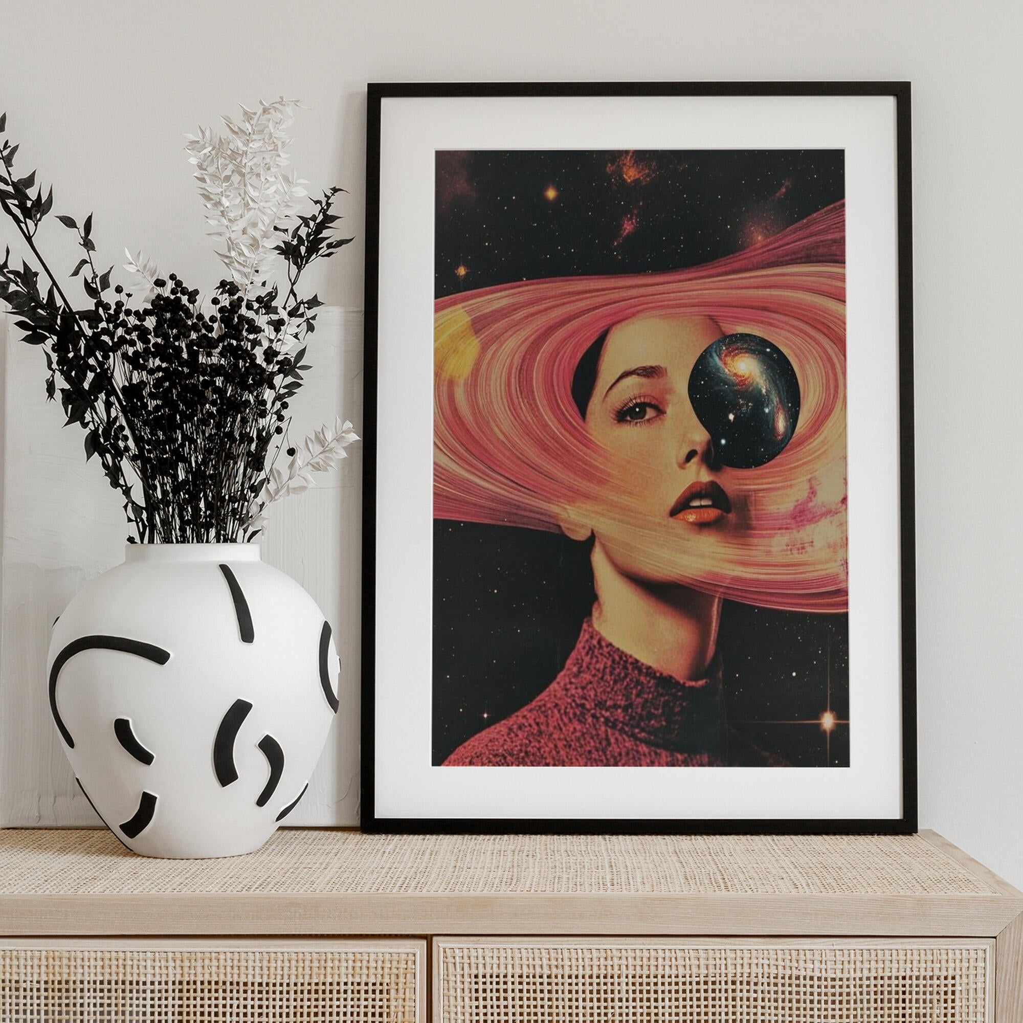 Portraiture with Cosmic Elements