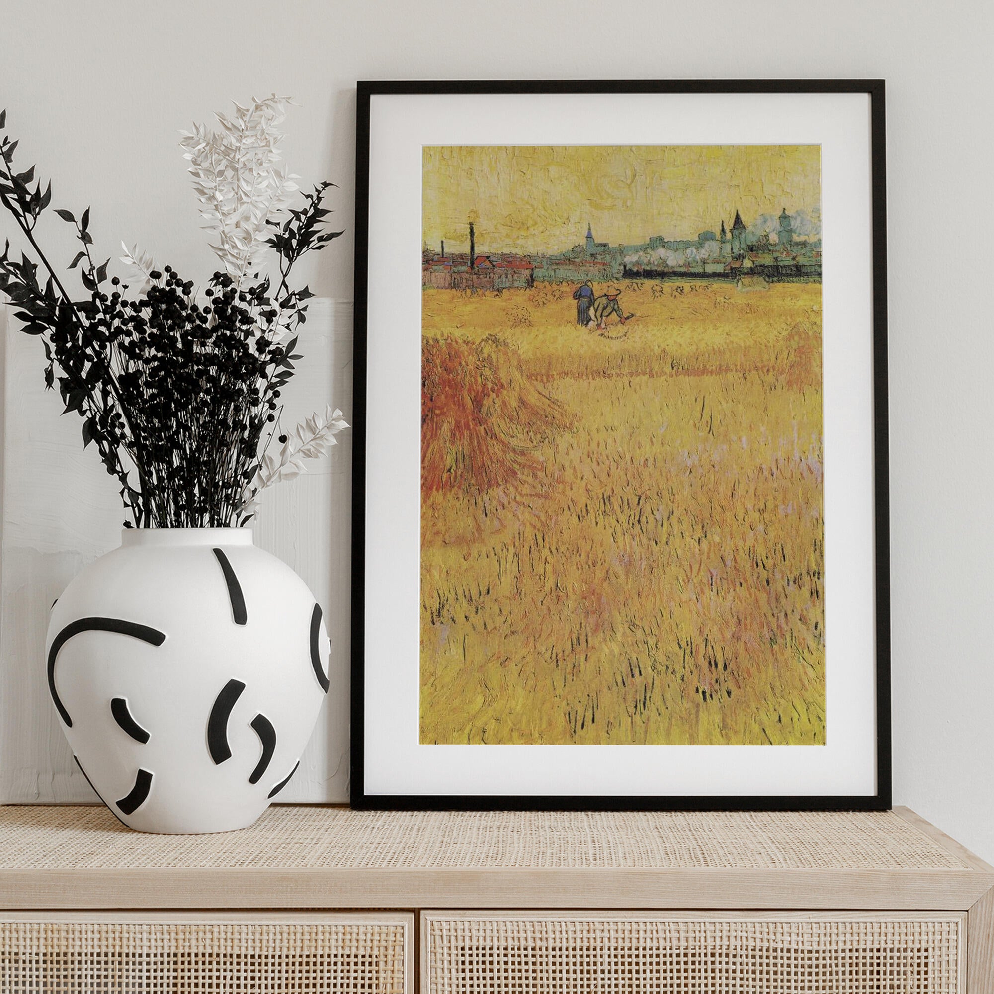 Wheat Field With View of Arles (1888)