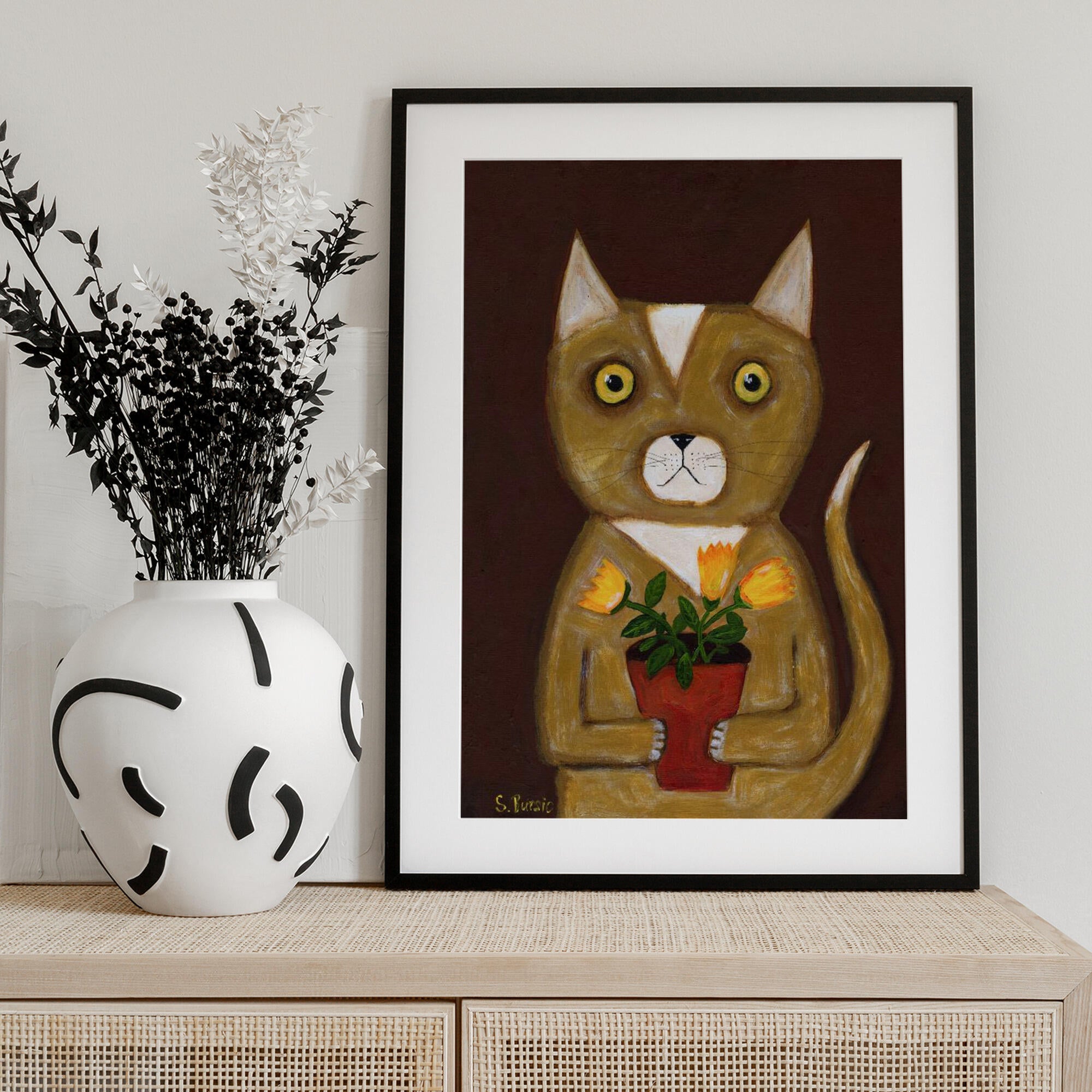 Pot Plant Cat