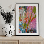Whispering Pink Brushstrokes