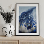 Soothing -" Ocean Wave Waltz  1" - Watercolor waves
