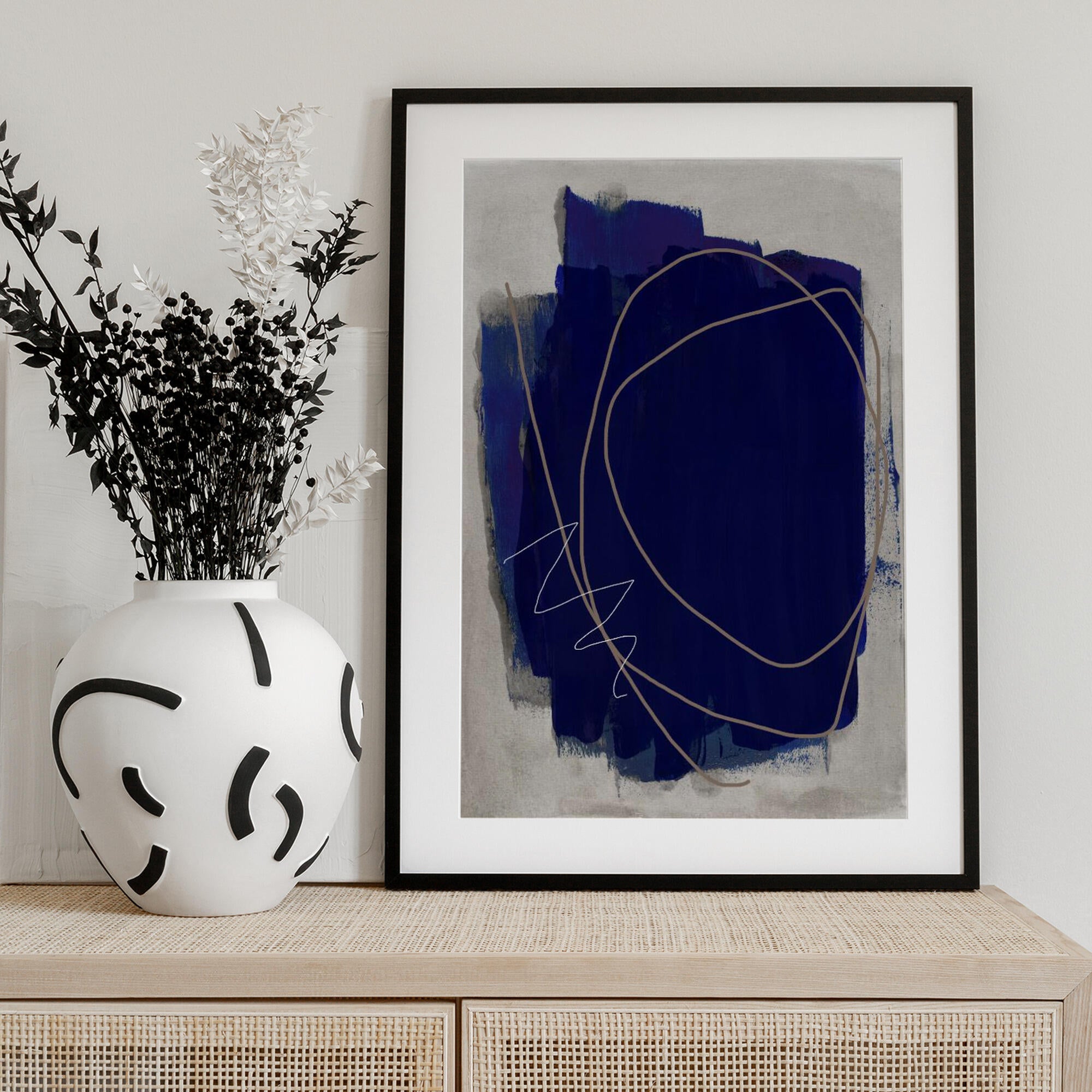 Blue Strokes 5