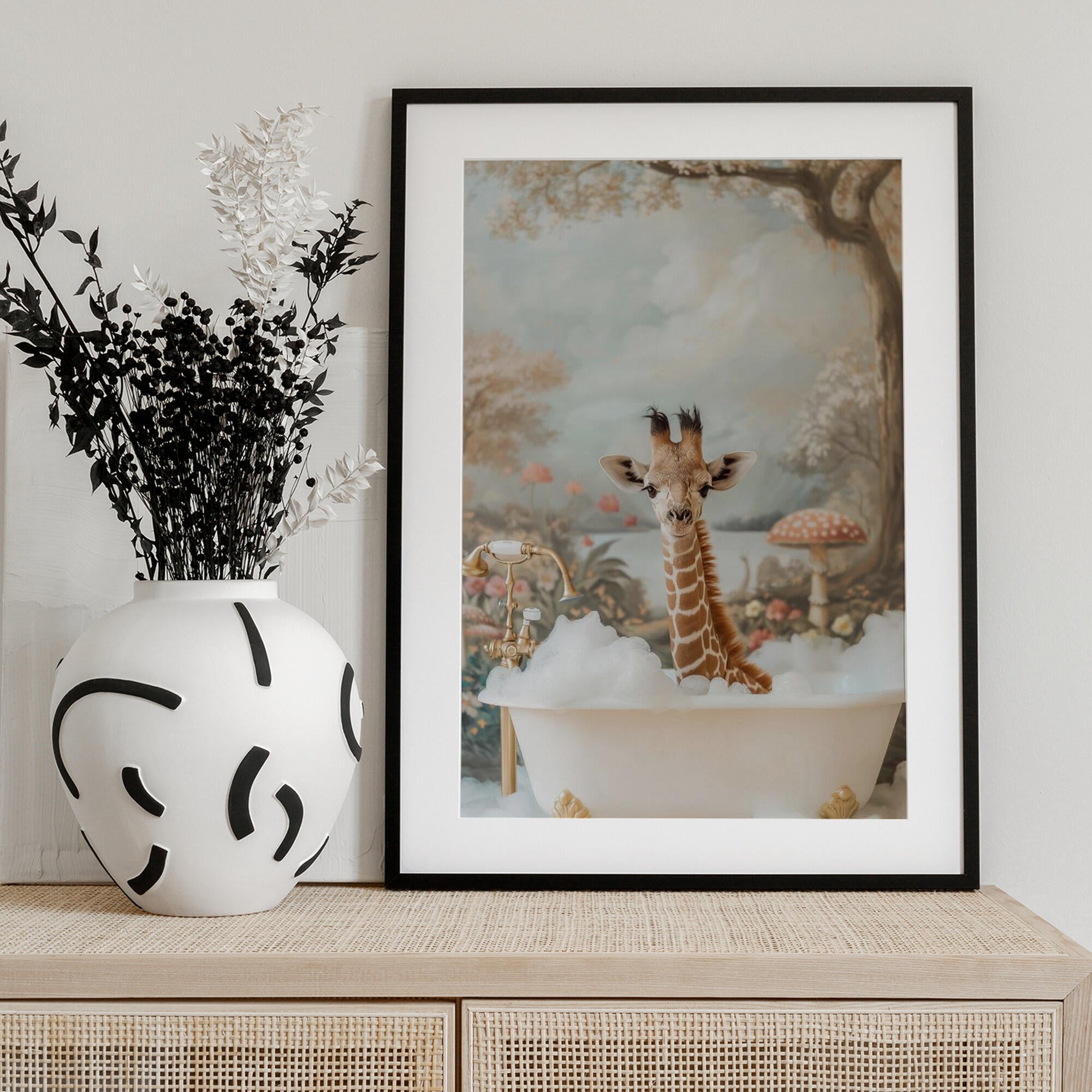 Whimsical Giraffe Soak