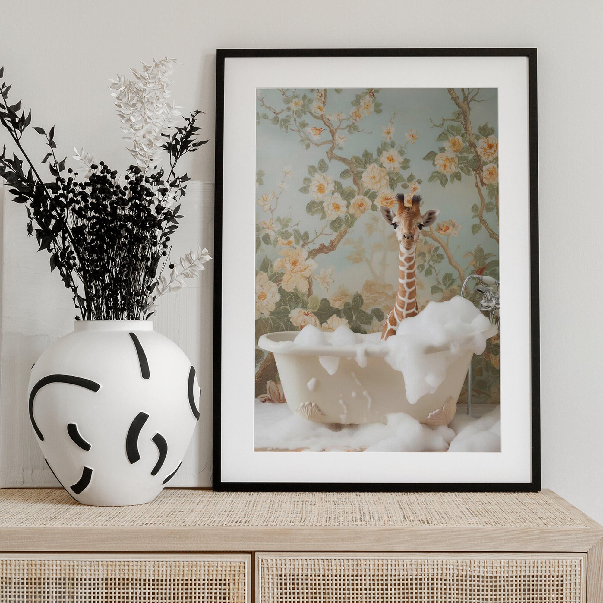 Giraffe Blossom Bath