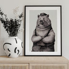 Bear In Vintage Attire