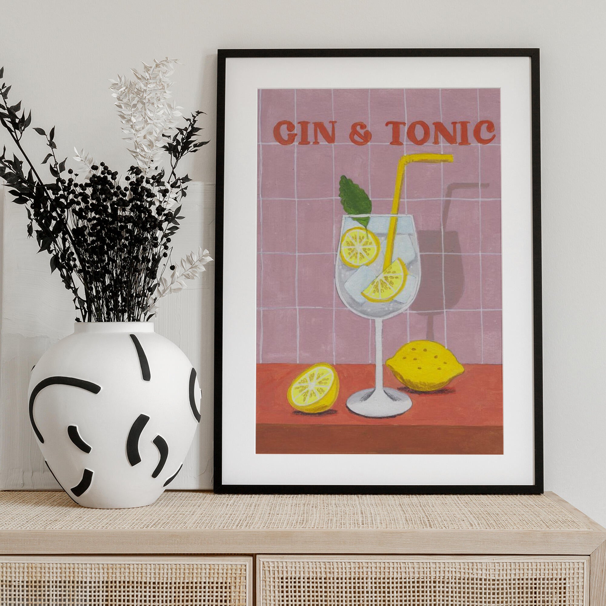 Gin and Tonic Cocktail