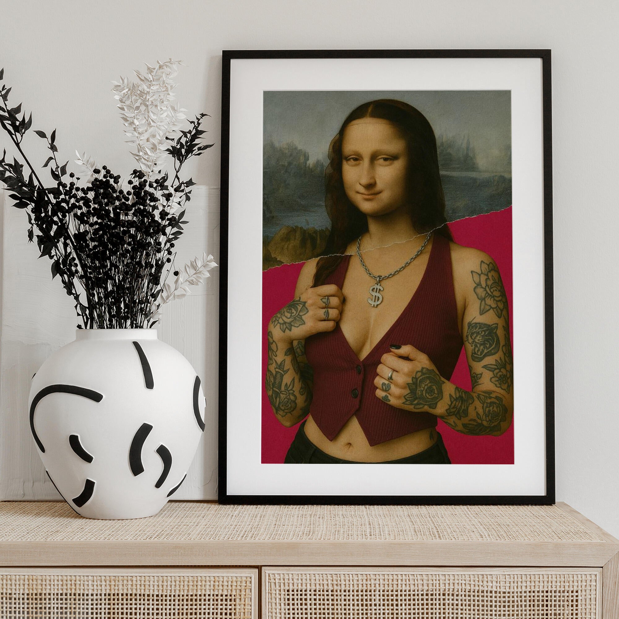 Modern Reinterpretation of the Mona Lisa