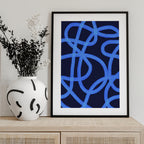 Blue Maze Paths