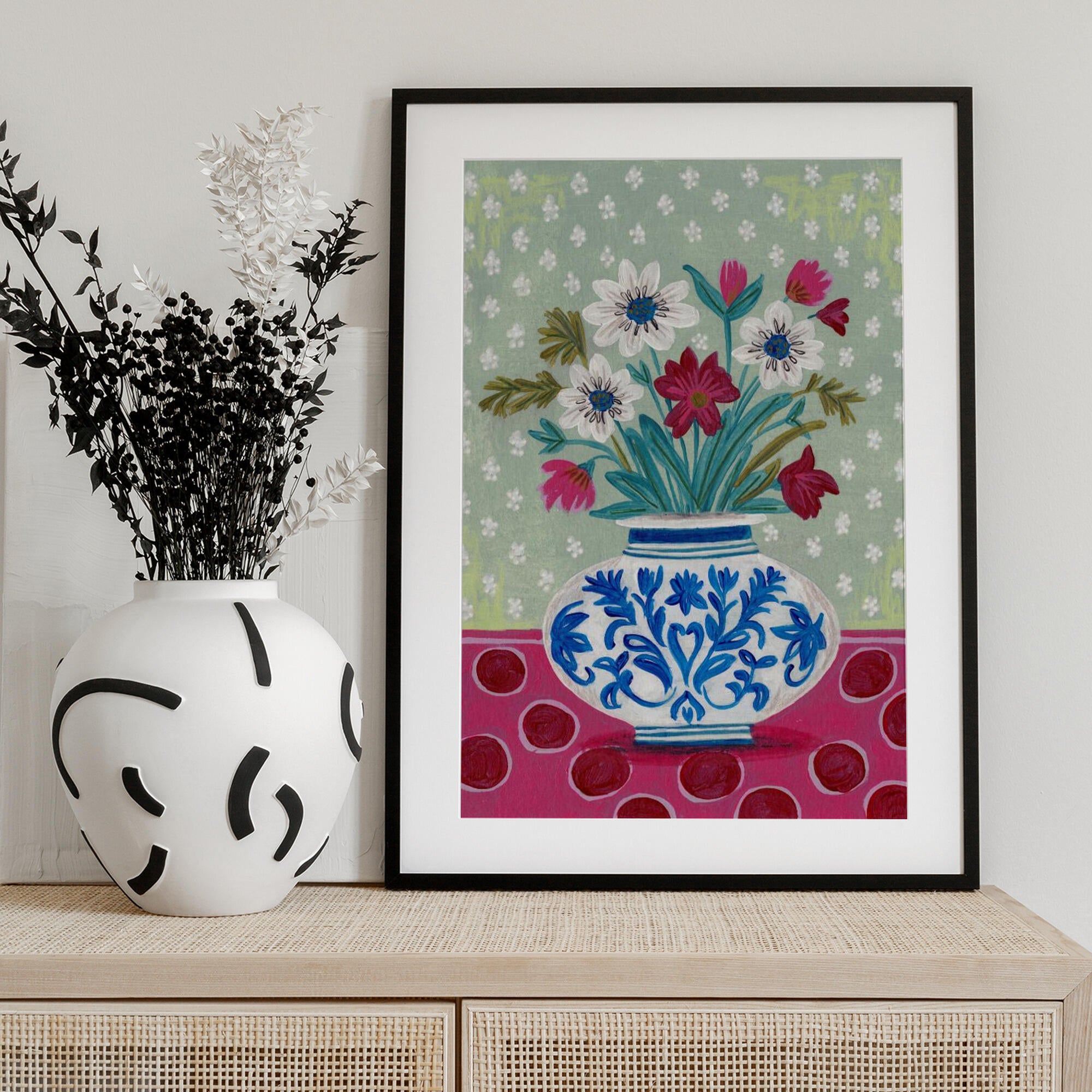 Flowers in Vase Still life