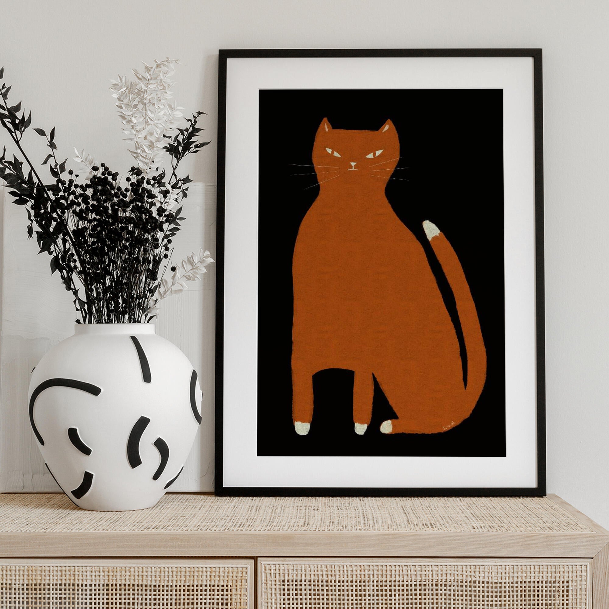 Ginger orange cat