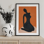 Elegant Sitting Figure