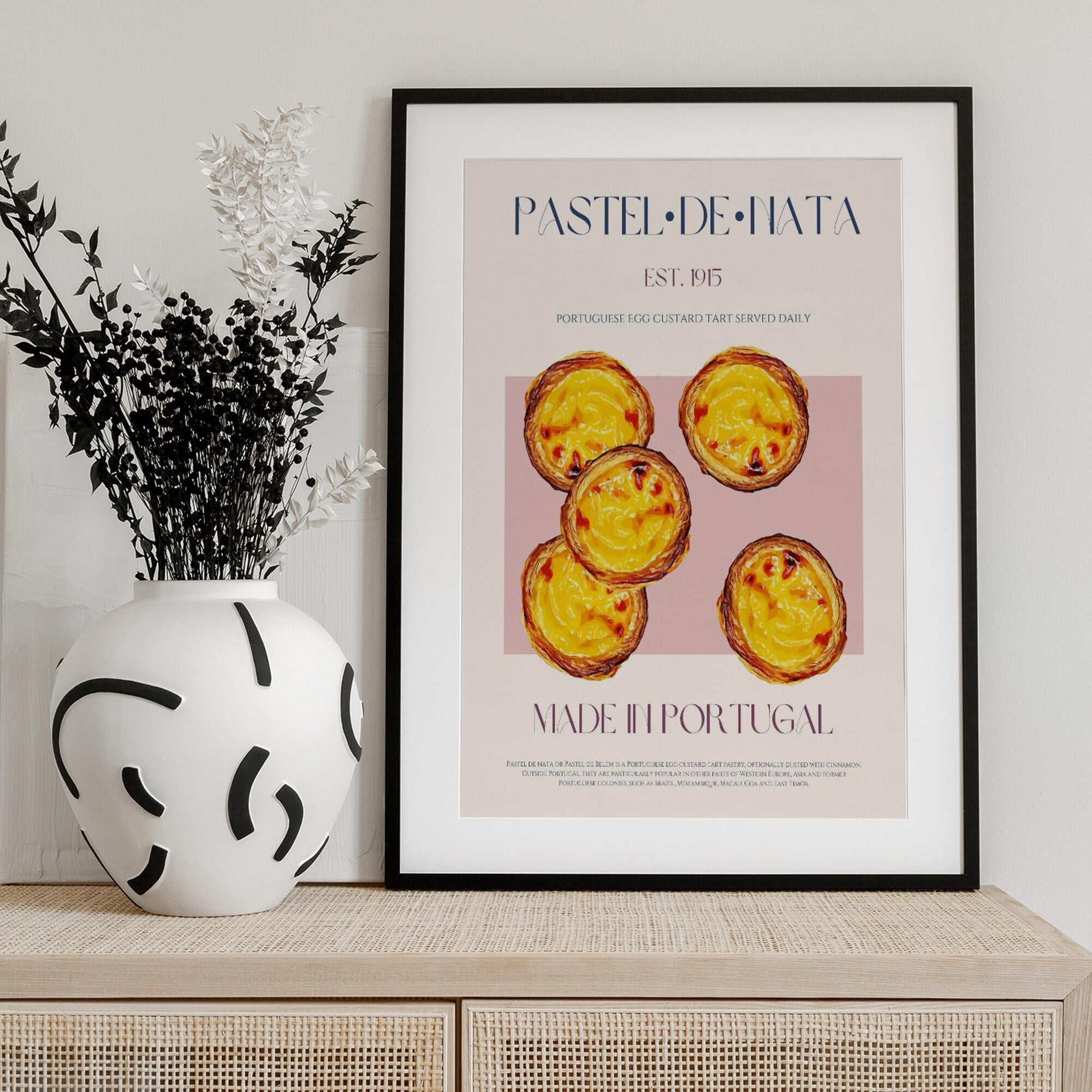 Traditional Portuguese Egg Custard Tart