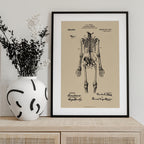 Anatomical Skeleton Patent 1911