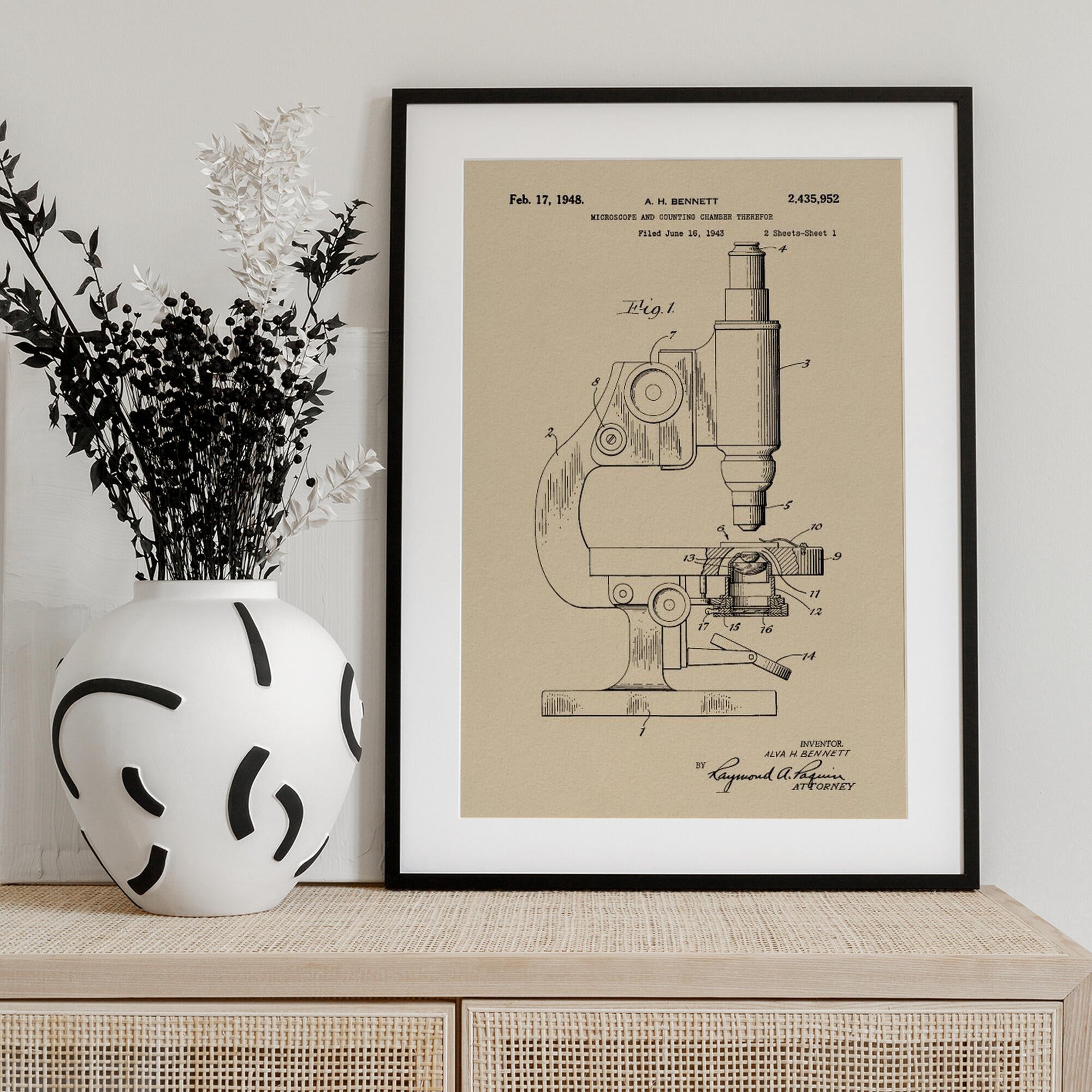 Microscope Patent 1948