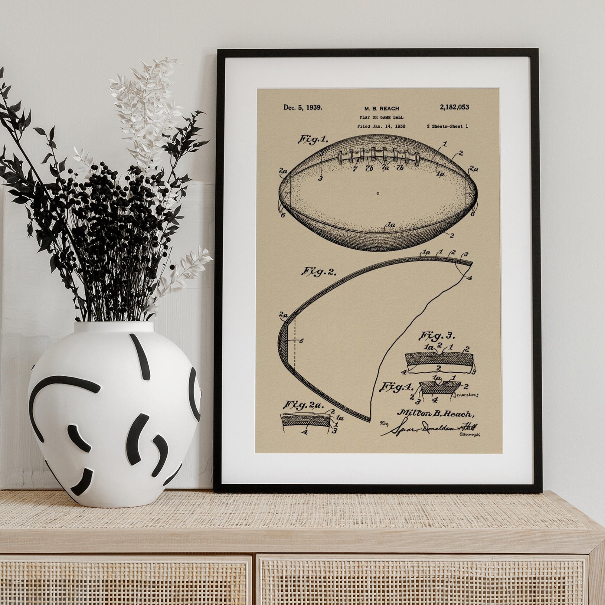 Football Patent 1938