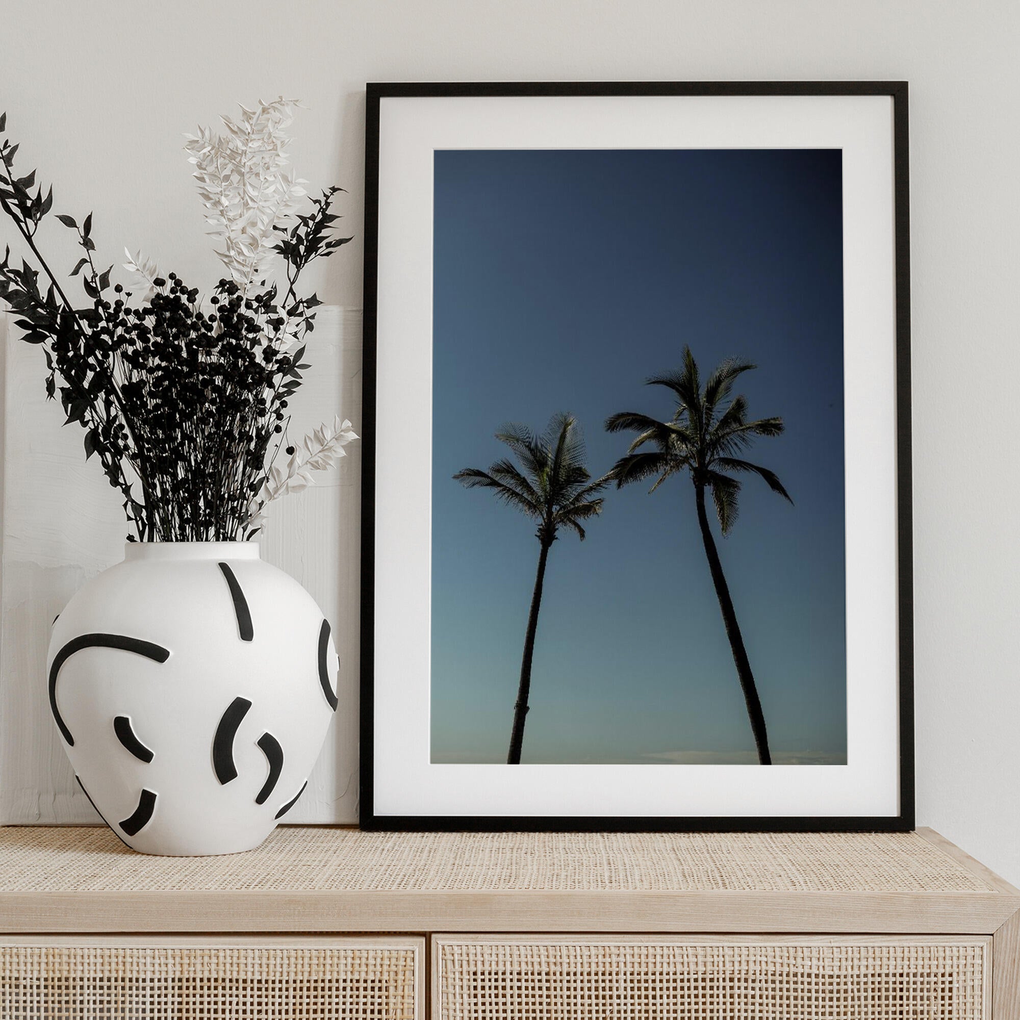 Tropical Palm Silhouettes