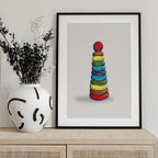 Colorful Stacking Rings