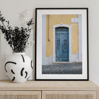 The blue door nr. 2 in Lisbon, Portugal - street and travel photography
