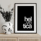 Bold Striped Helvetica