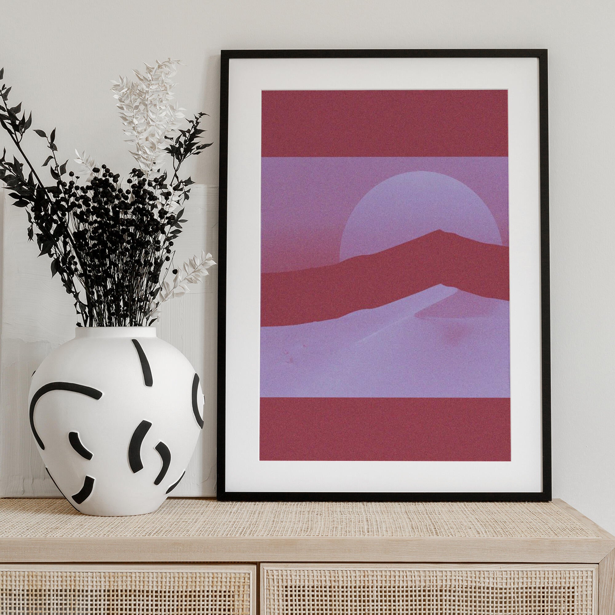 Vivid Desert Horizon