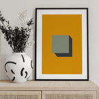 Orange Geometric Shadow