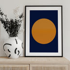 Golden Orb Blue Sky