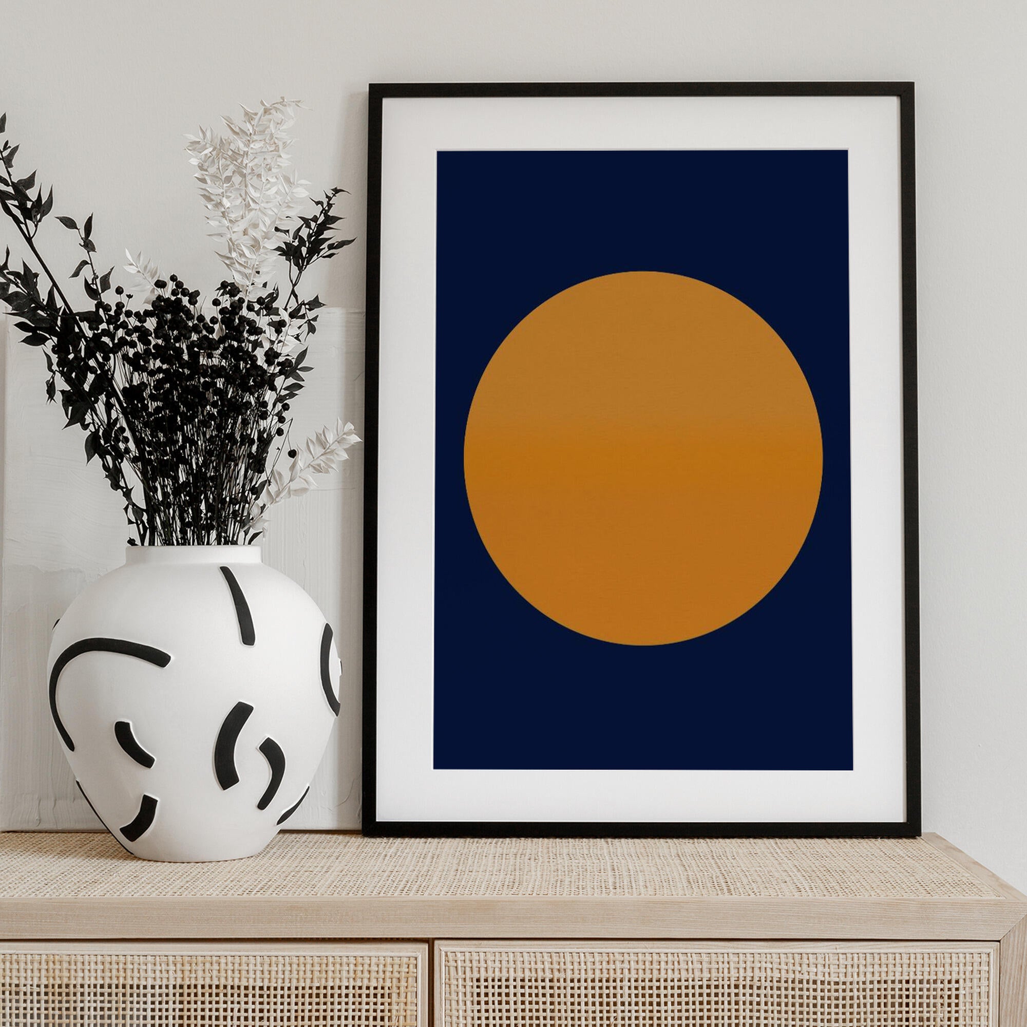 Golden Orb Blue Sky