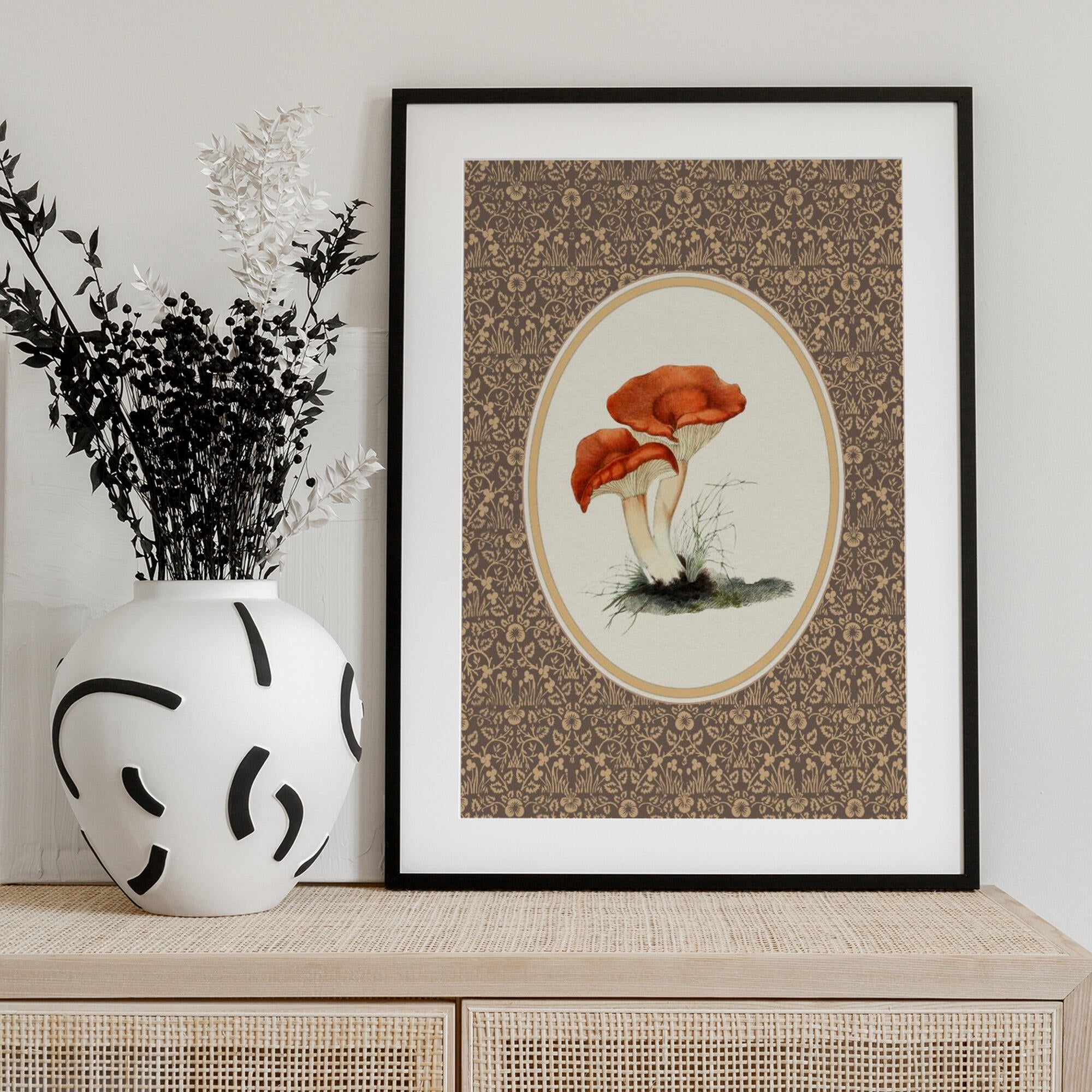 Vintage Mushroom Illustration