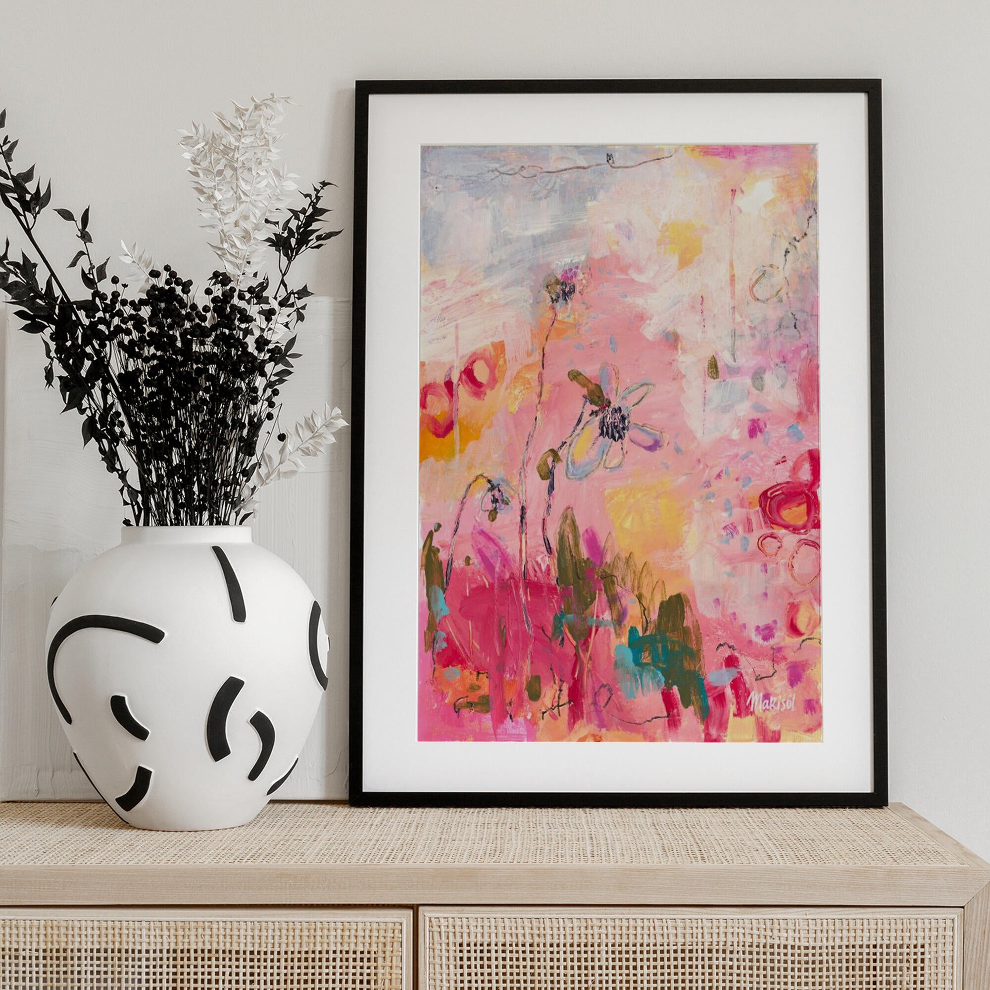 Vibrant Pink Garden