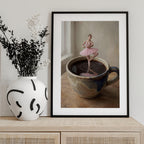 Ballerina In Coffee Cup