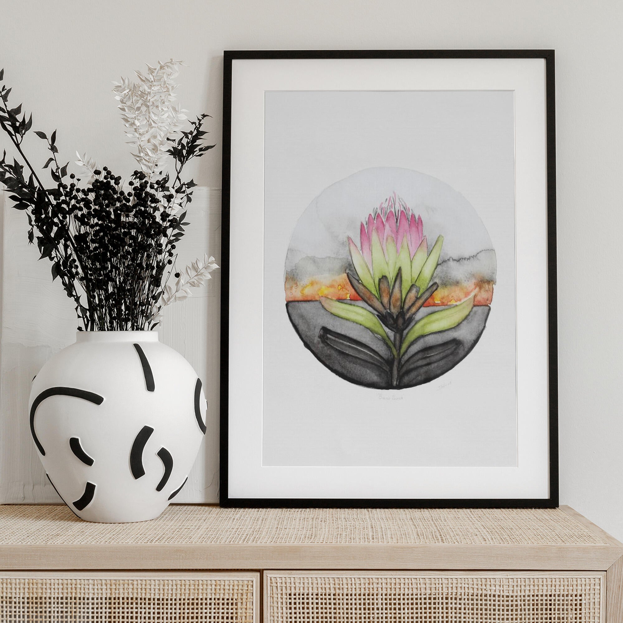 Protea Sunset Bloom
