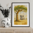 Elephant and Mouse On a Swing