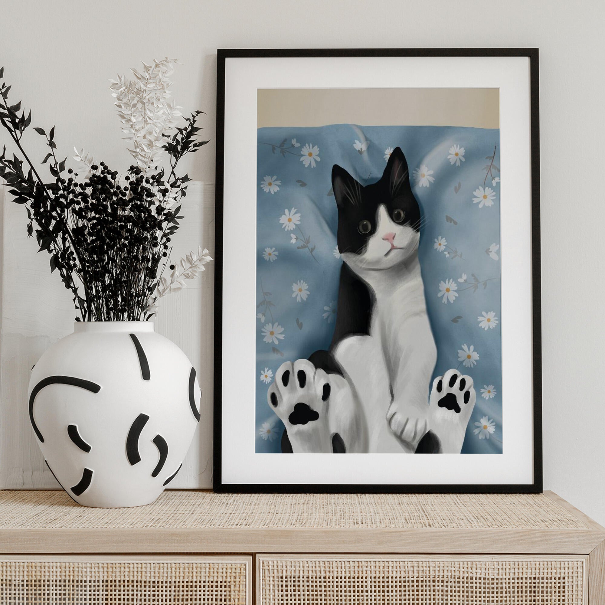Cute Tuxedo Cat