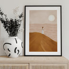 Solitary Desert Journey