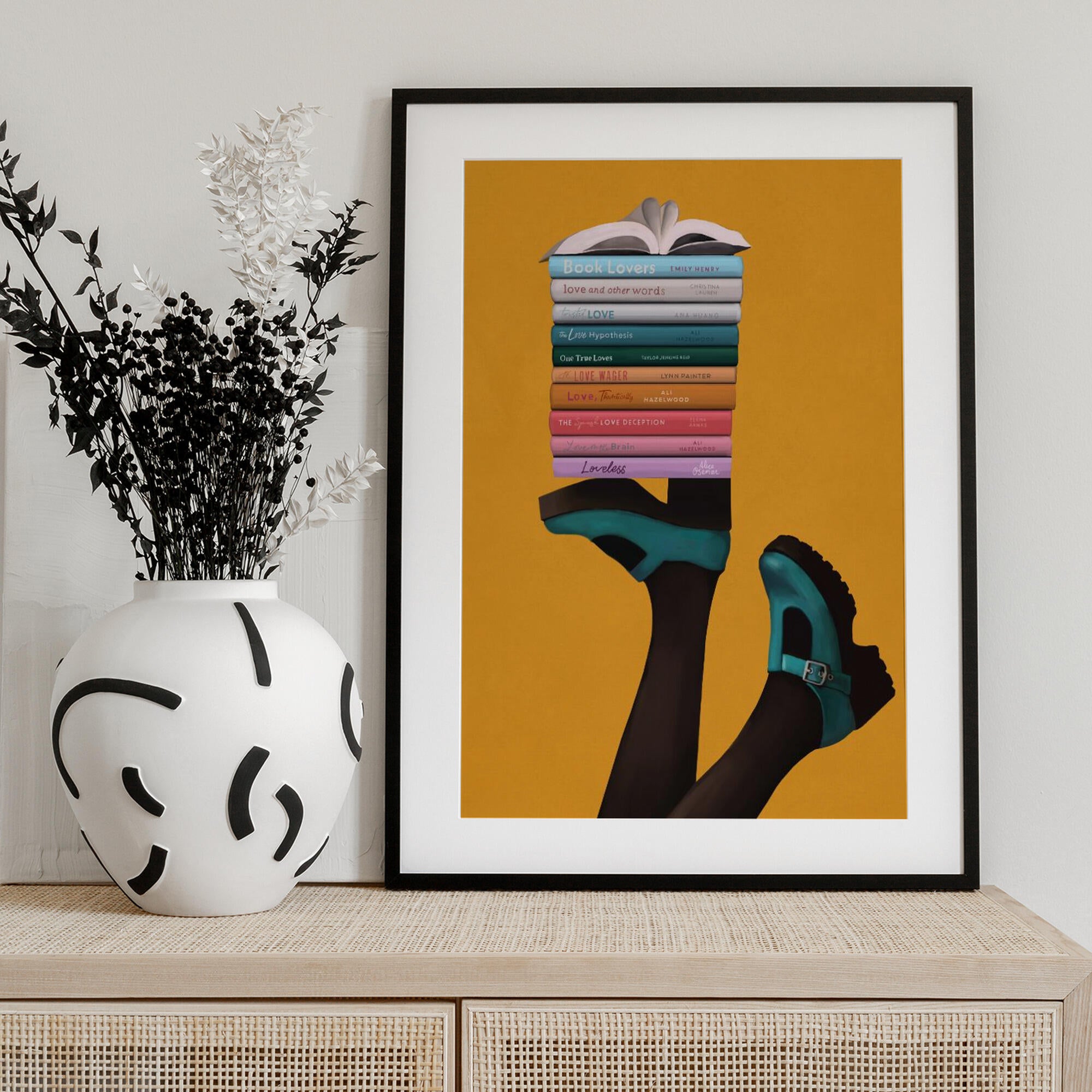 Whimsical Book Lover Feet