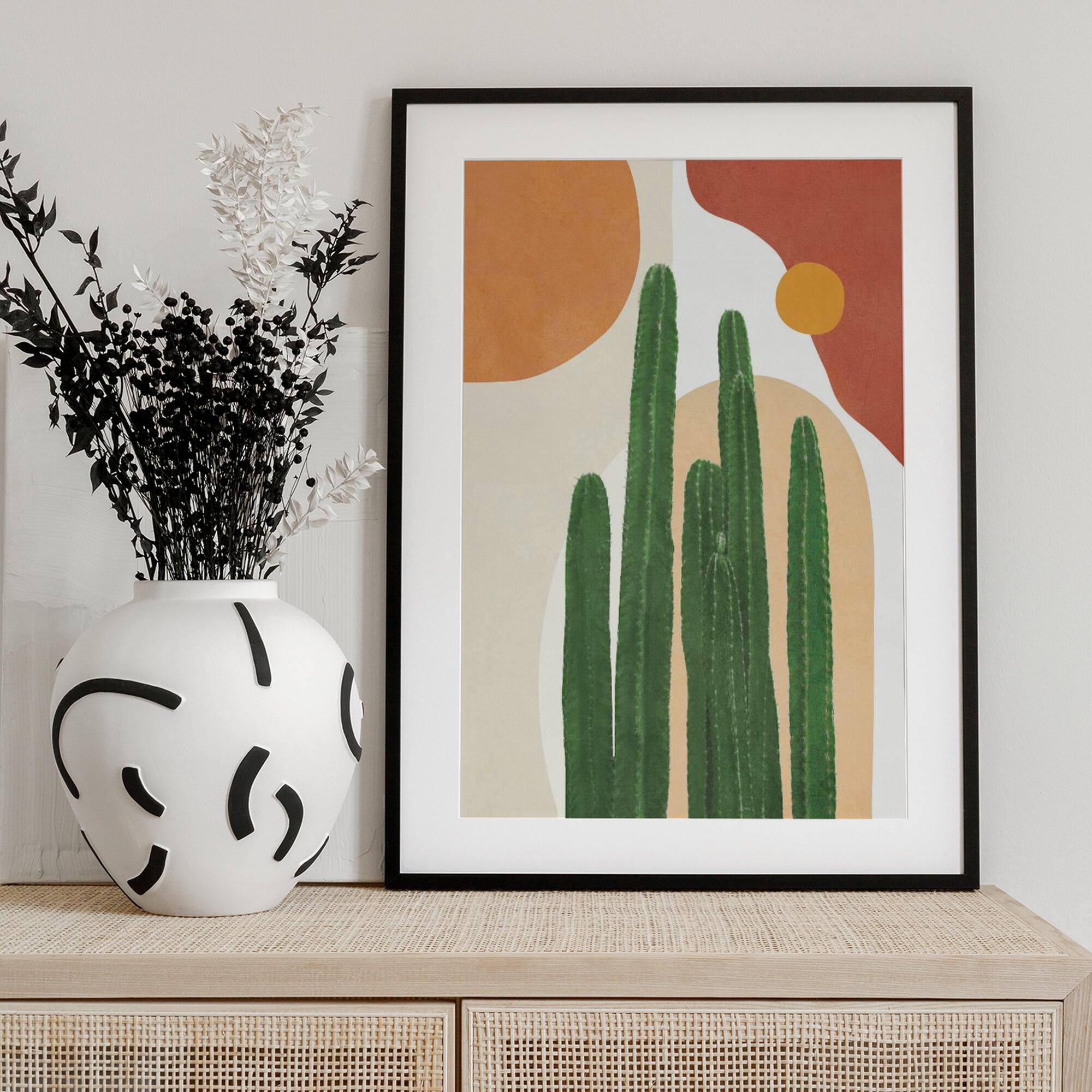 Boho Desert Cacti
