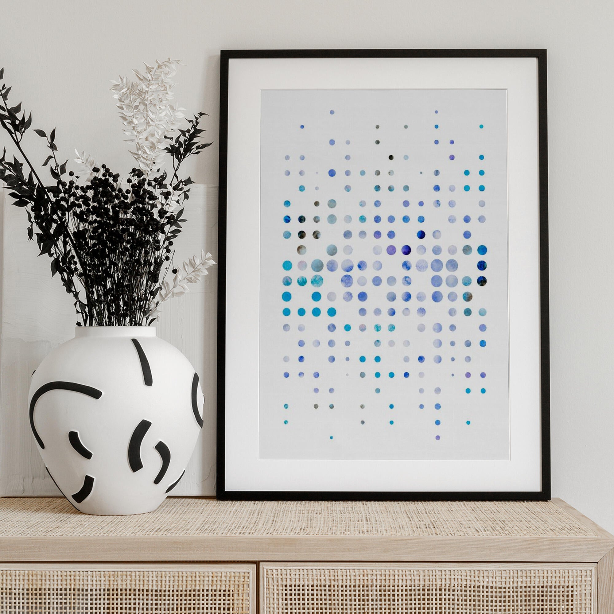 Floating Blue Circles