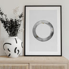 Golden Grey Circle