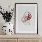 Blush Gold Abstract Flow