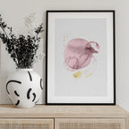 Blush Gold Fluid Shapes