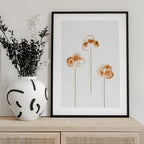 Minimalist Orange Blooms