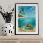 Tropical Sea Turtle View