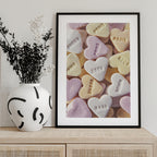 Sweet Pastel Hearts