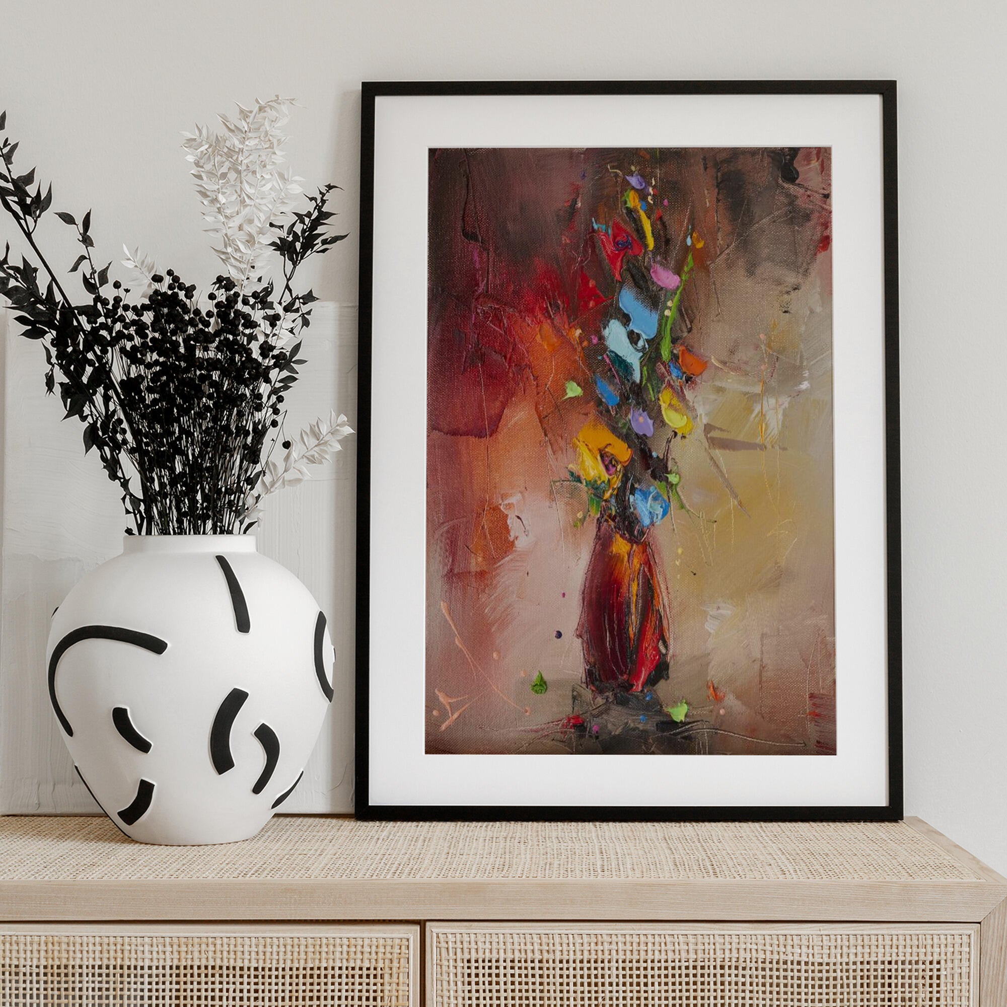 Vibrant Abstract Bouquet