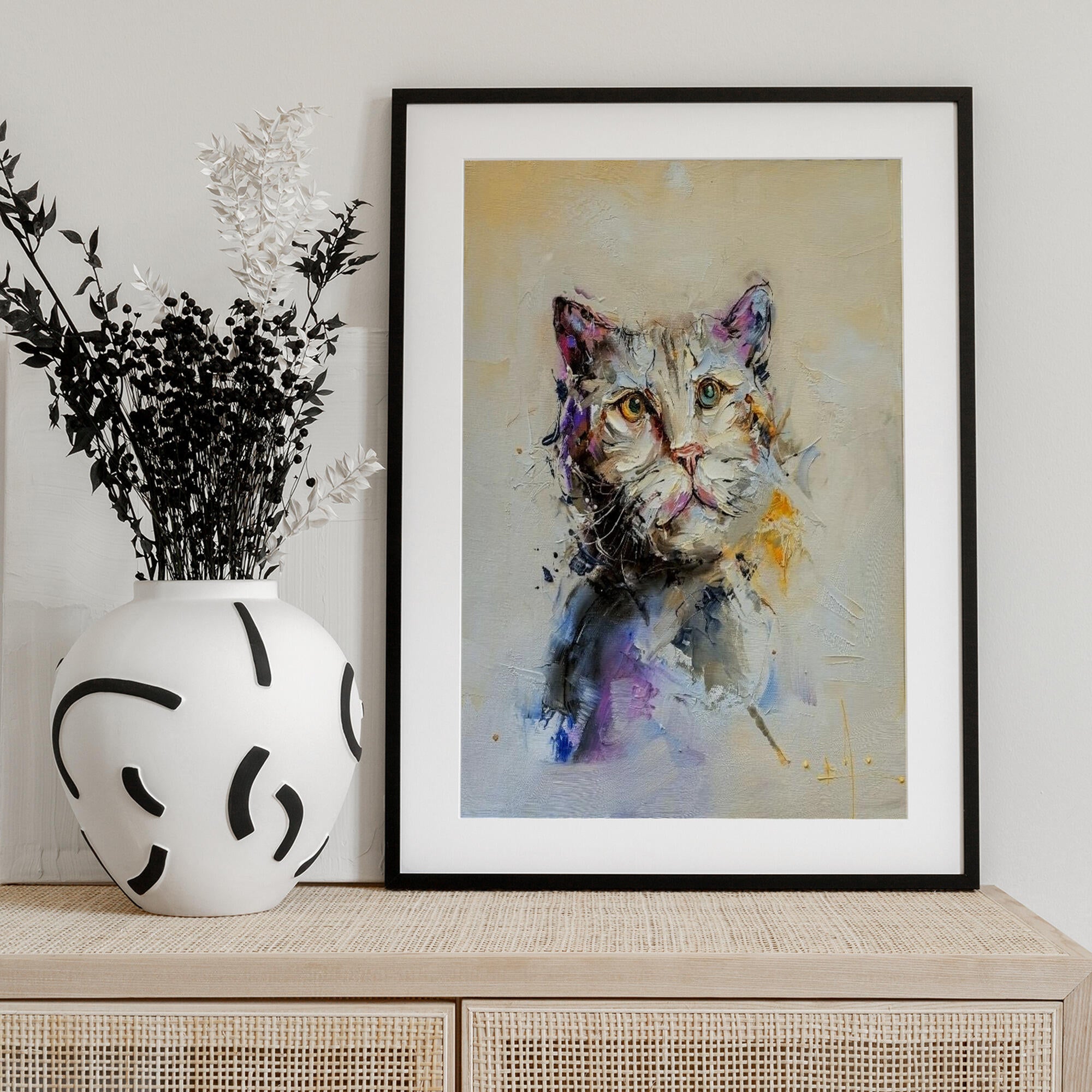 Expressive Cat Portrait