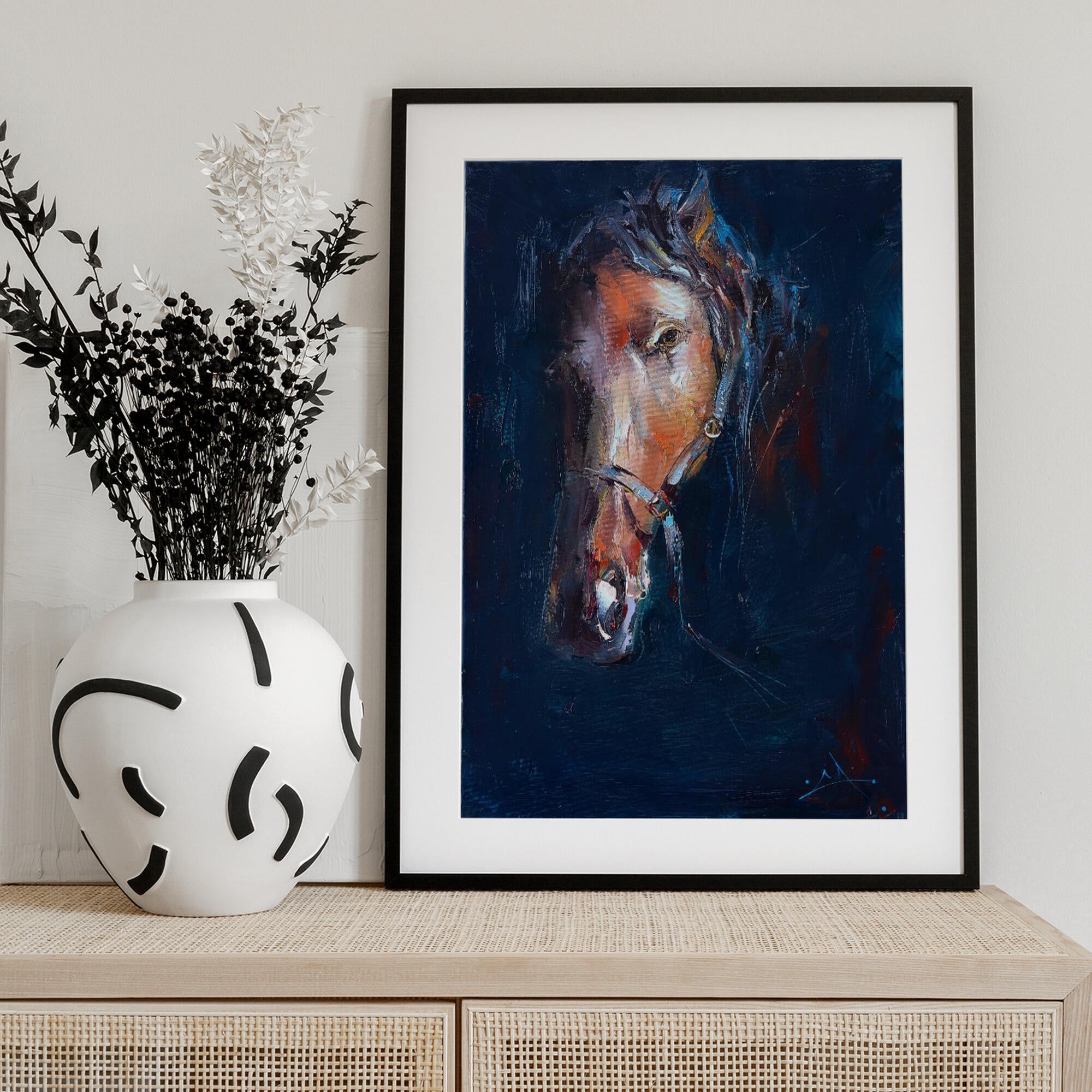 Dark Horse Portrait