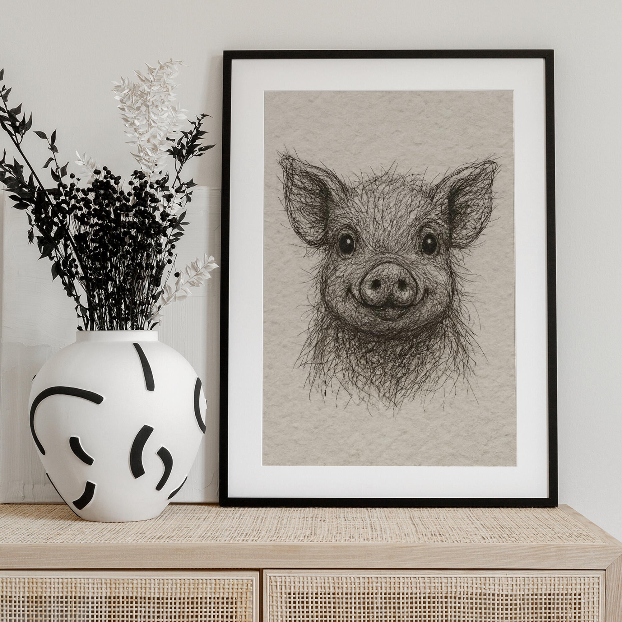 Happy Little Piglet