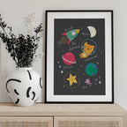 Rocket Cat In Space