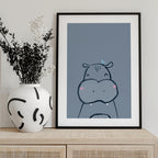 Sweet Hippo and Bird