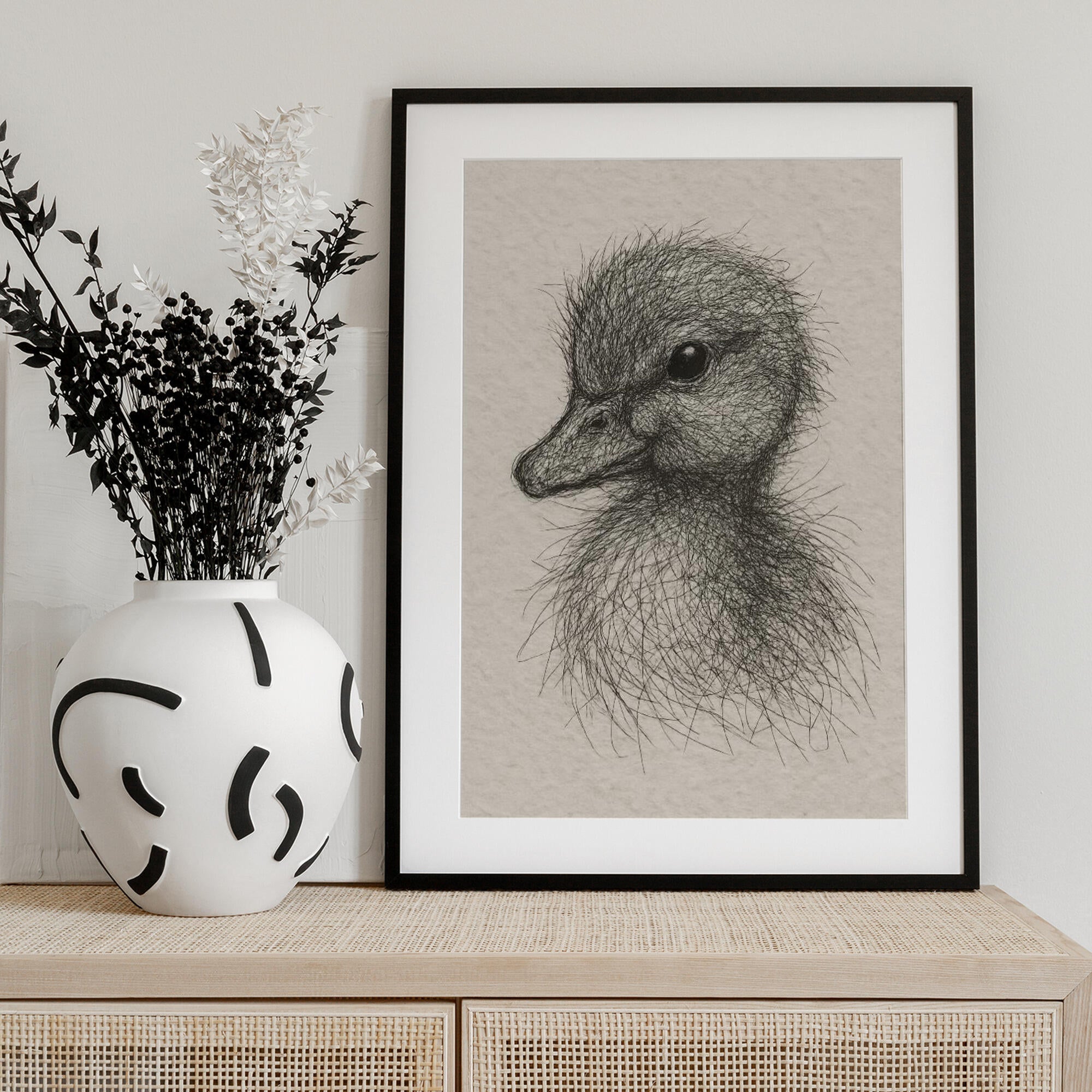 Fluffy Duckling Sketch